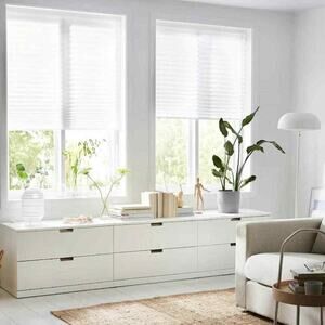 2 Pack Blackout Plated Blind, color white